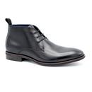 Paolo Vandini Medstead Mod Chukka Boots in Black Leather